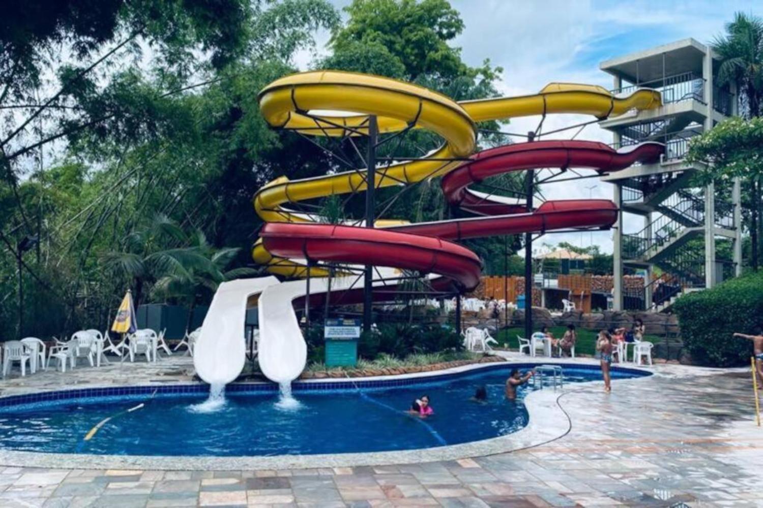 Caldas Novas, Golden Dolphin Grand Hotel, Quarto Sala Cozinha Aconchegante, Ap 361 Kültér fotó