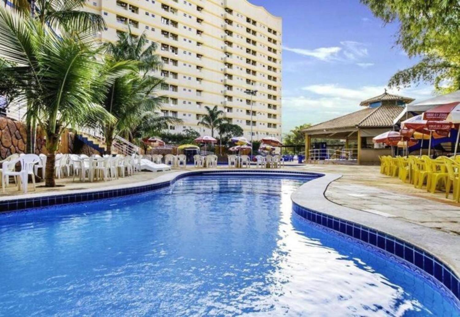 Caldas Novas, Golden Dolphin Grand Hotel, Quarto Sala Cozinha Aconchegante, Ap 361 Kültér fotó