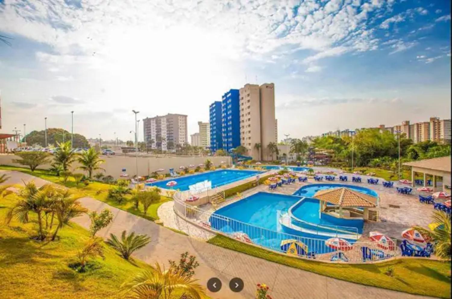 Caldas Novas, Golden Dolphin Grand Hotel, Quarto Sala Cozinha Aconchegante, Ap 361 Kültér fotó