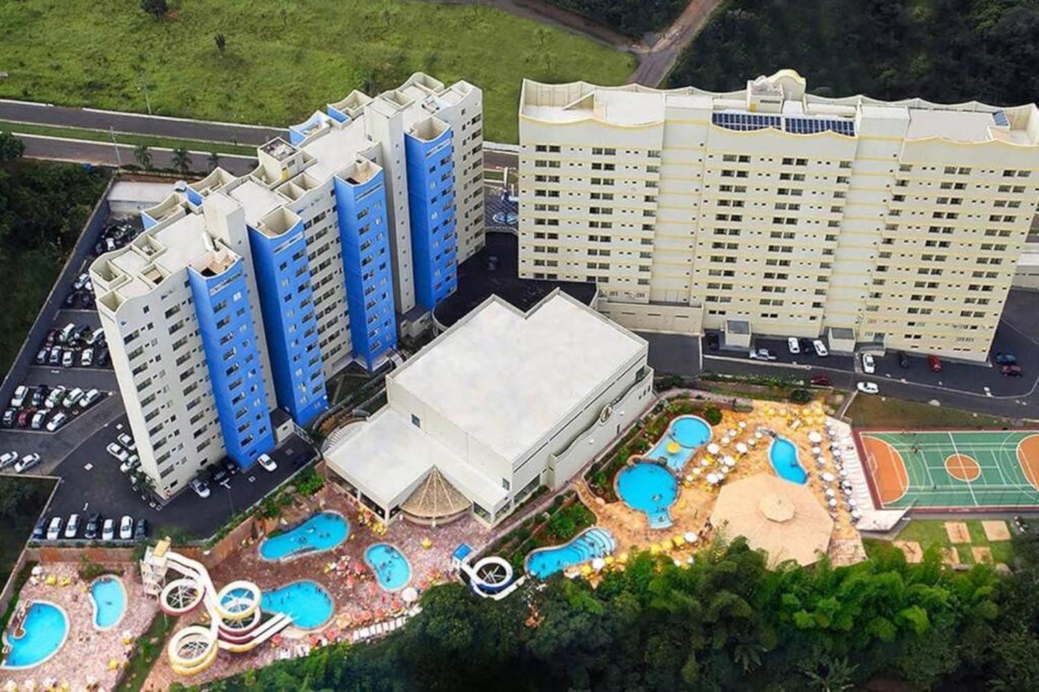 Caldas Novas, Golden Dolphin Grand Hotel, Quarto Sala Cozinha Aconchegante, Ap 361 Kültér fotó