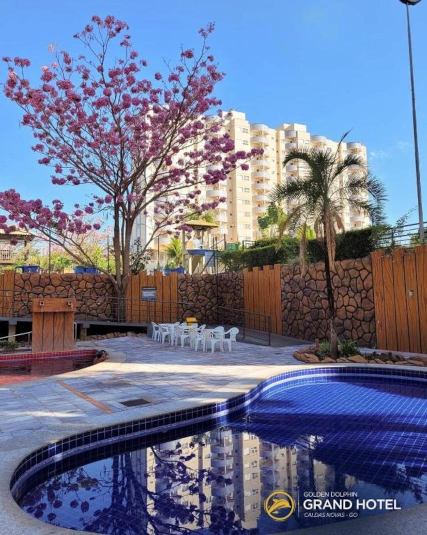 Caldas Novas, Golden Dolphin Grand Hotel, Quarto Sala Cozinha Aconchegante, Ap 361 Kültér fotó
